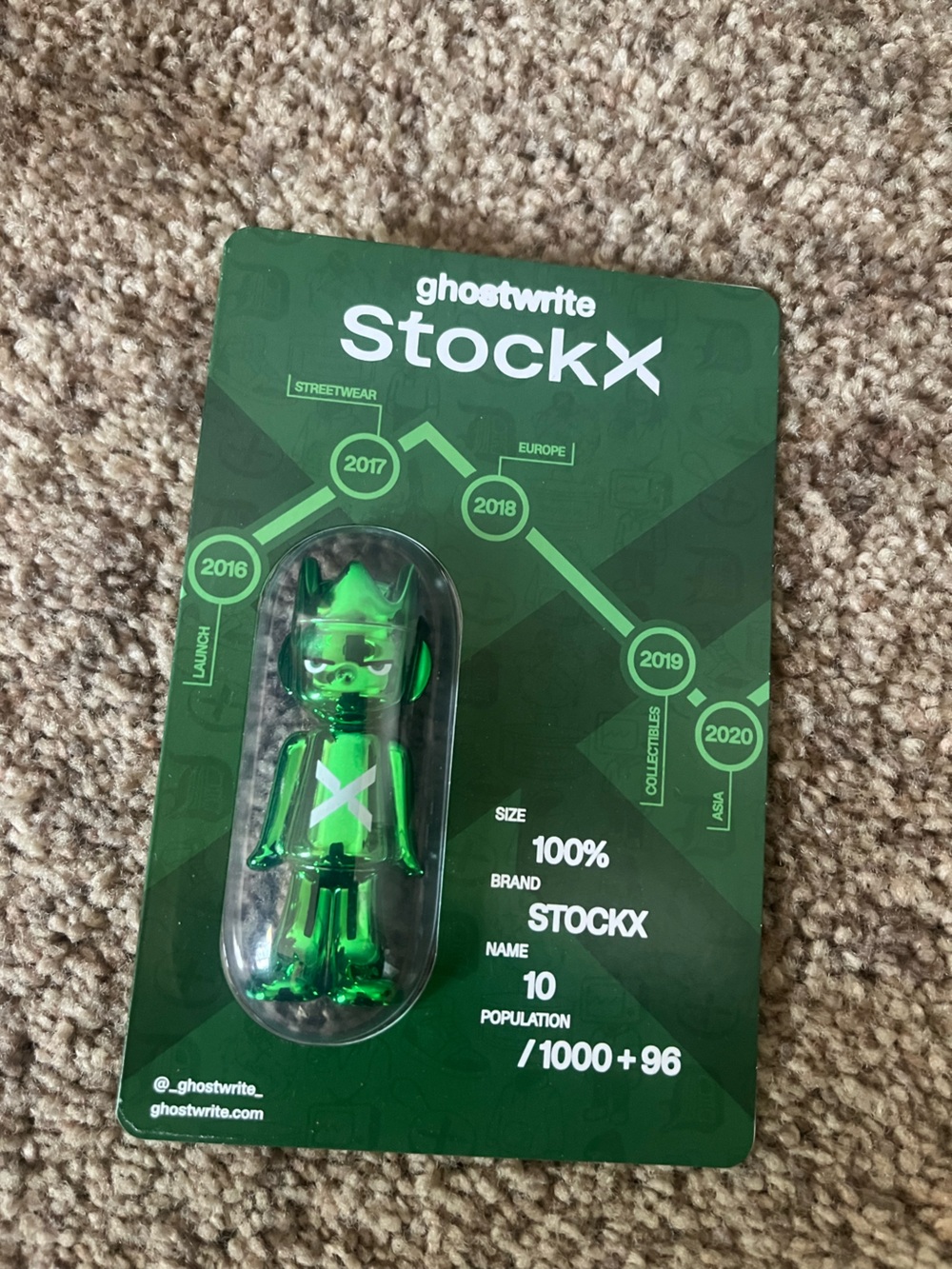 Ghostwrite x StockX “10” 100% Ghost 2026 (edition of 1096)